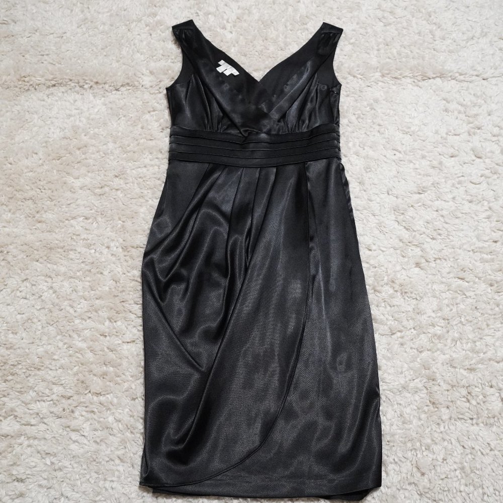 London Times Black Dress Size 4/Small